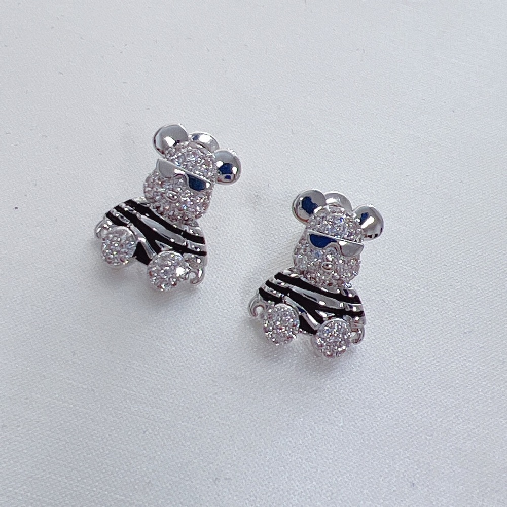 Bear Stud Earrings
